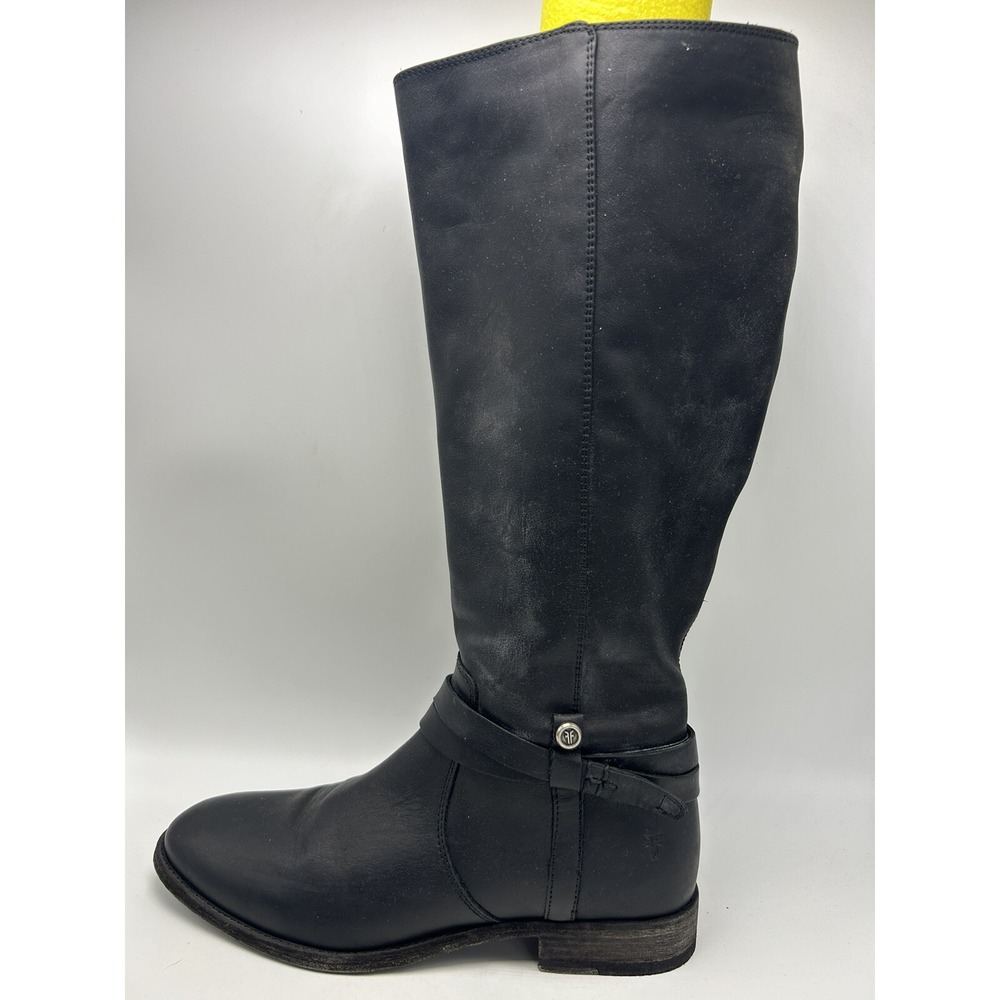 Frye Riding Boots Womans 10 M Melissa Harness Tall Black Equestrian Western